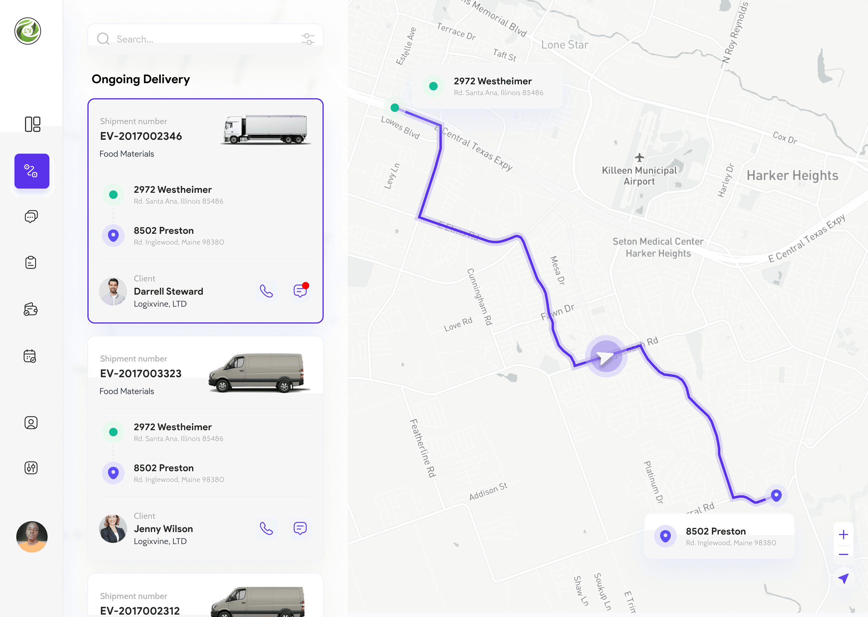 Logistics Dashboard