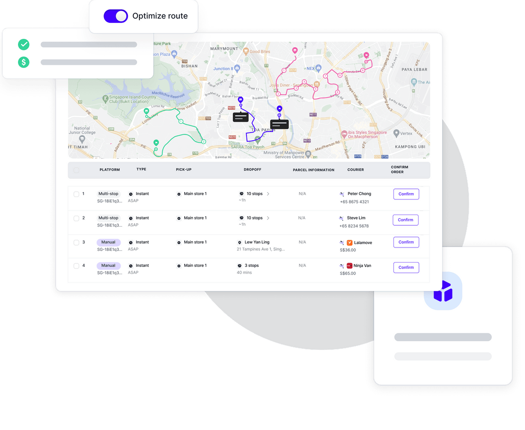 Real Time Cargo Shipping